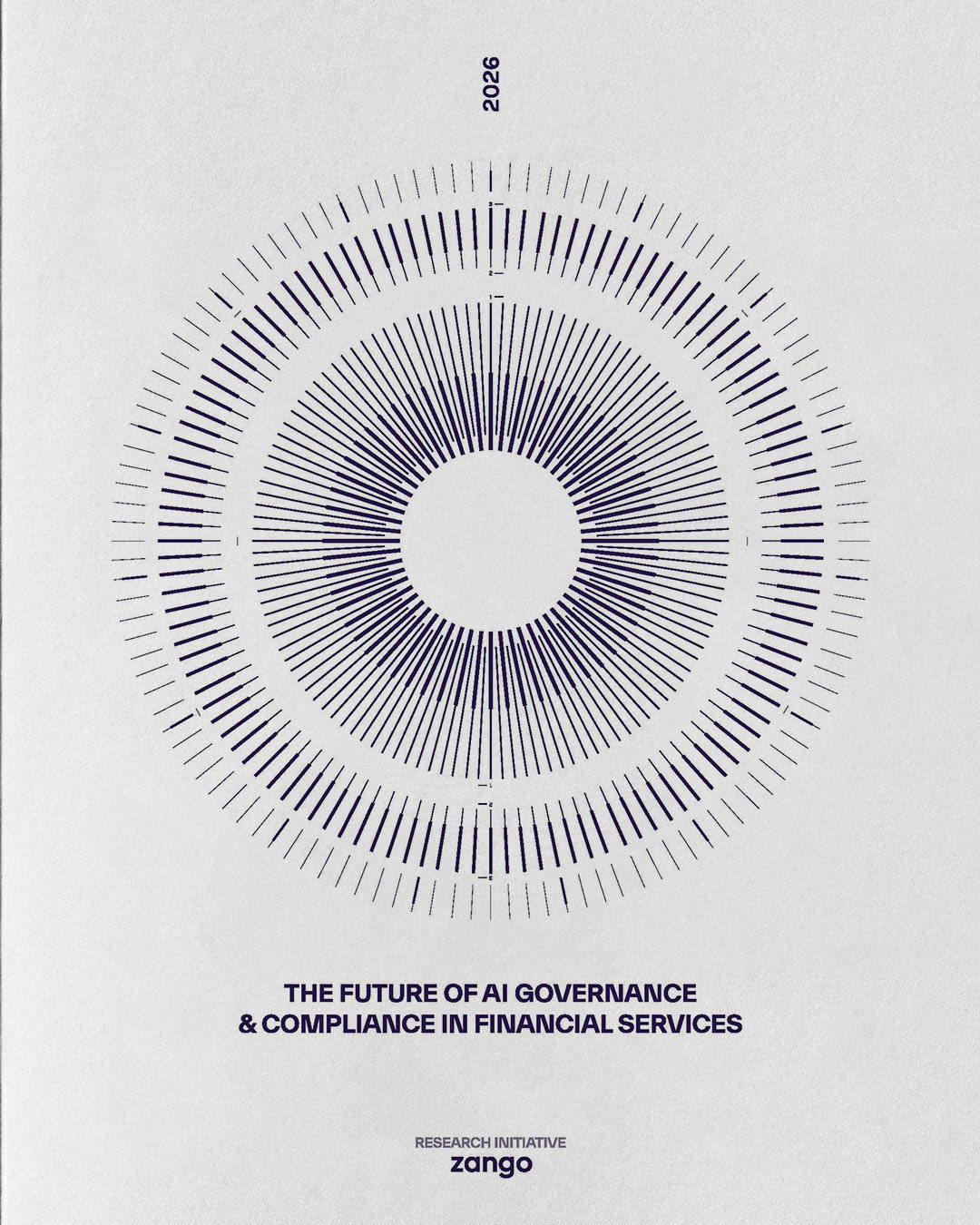 Zango AI, The Future of AI Governance & Compliance in Financial, Services Editorial design, Title page